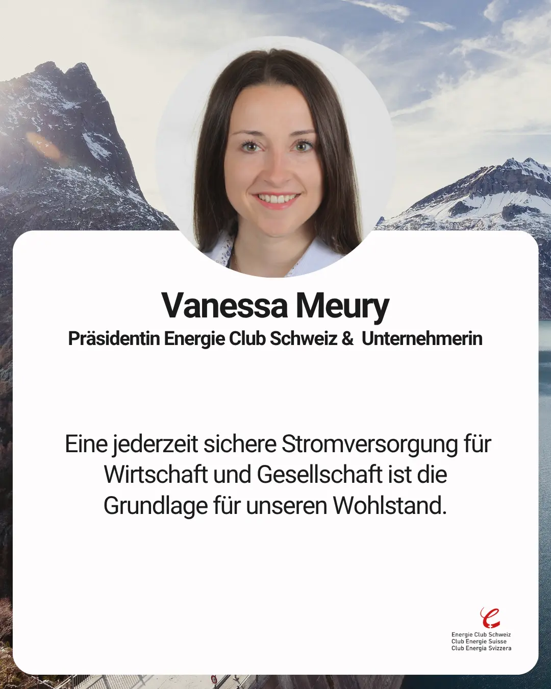 Vanessa Meury, Energie Club Schweiz, Präsidentin Energie Club Schweiz